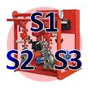 دسته بندی بوسترپمپ آتش نشانی استاندارد S1 S2 S3