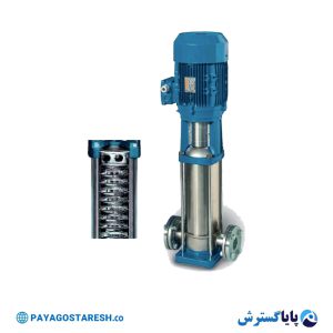 پمپ عمودی طبقاتی تمام استیل ورتکس (WORTEX) مدل MULTI VMT 20-7 پایا گسترش